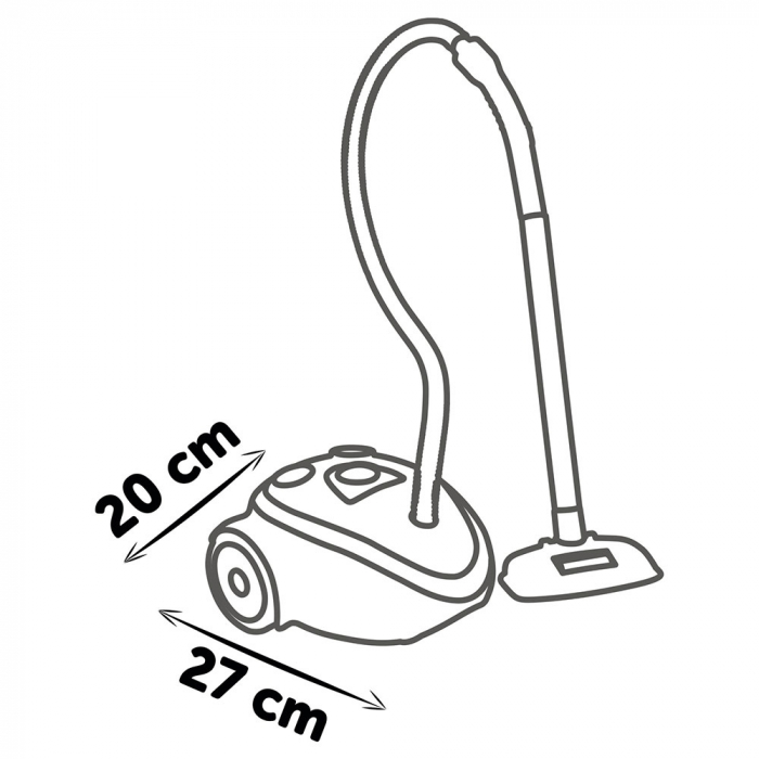 Smoby játék porszívó fekete [4]