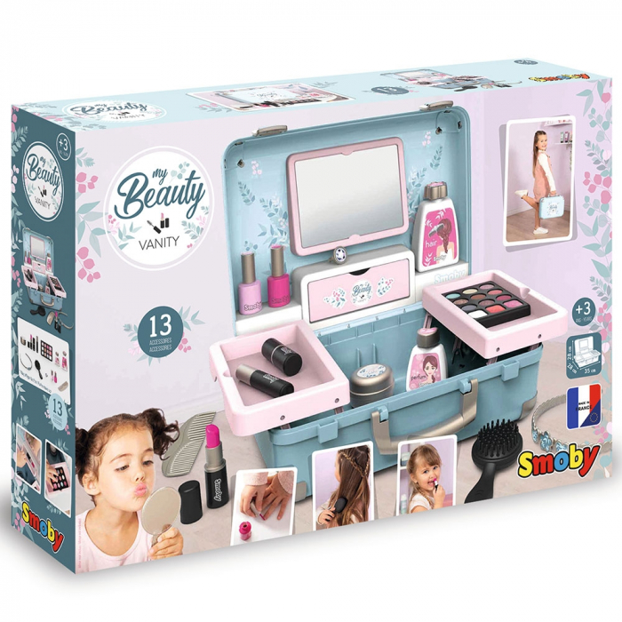 Smoby My Beauty Vanity kozmetikai táska kiegészítőkkel [6]