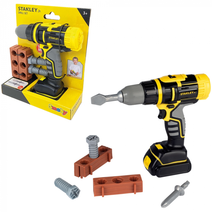 Smoby Stanley mechanikus játék fúrógép kiegészítőkkel [2]