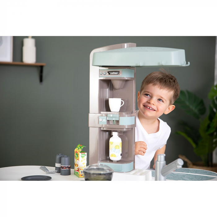 Smoby Tefal Studio XL Bubble kék játékkonyha kiegészítőkkel [13]