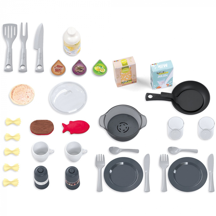 Smoby Tefal Studio XL Bubble kék játékkonyha kiegészítőkkel [3]