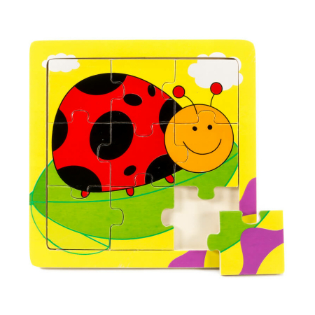 9 darabos fa puzzle katicabogárral [1]
