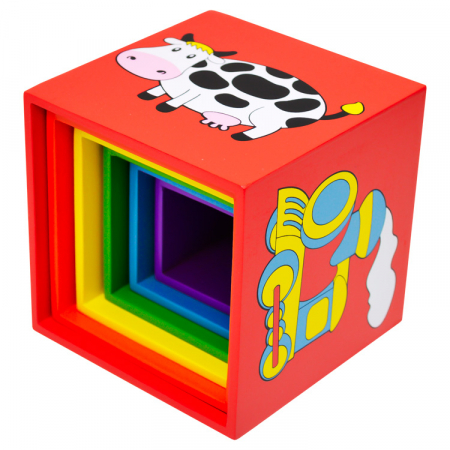 Bábel tornya építőkocka, Viga Toys [2]