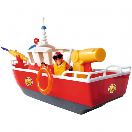 Barca Simba Tűzoltó Sam Titan Tűzoltóhajó 32 cm figurával és kiegészítőkkel [4]