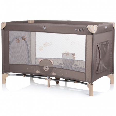 Chipolino Capri Bear bézs összecsukható kiságy [1]