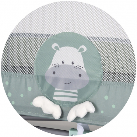 Chipolino Capri Hippo zöld összecsukható kiságy [3]