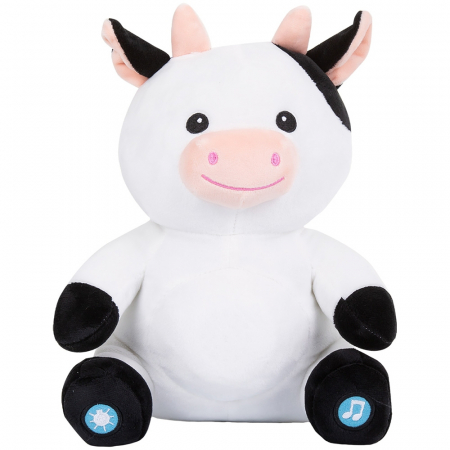 GYEREKSZOBA / ÉJJELILÁMPÁK BABASZOBÁBA - Chipolino Cow éjjeli fény plüssfigura