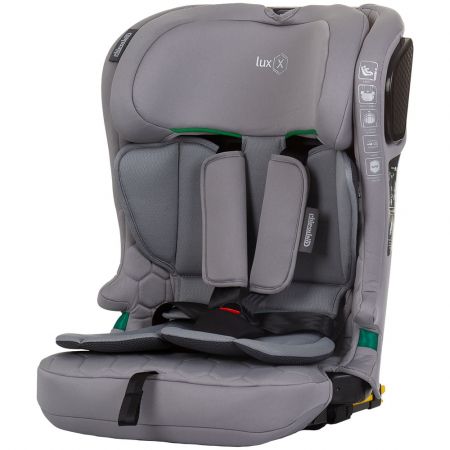 GYEREK AUTÓSÜLÉSEK - Chipolino Lux X I-Size 76-150 cm autósülés Isofix rendszerrel, gránit színben