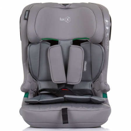 Chipolino Lux X I-Size 76-150 cm autósülés Isofix rendszerrel, gránit színben [1]