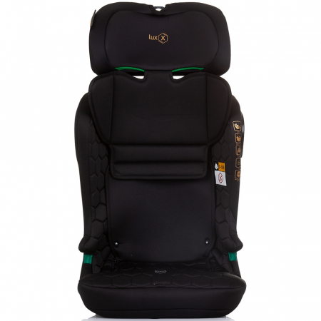 Chipolino Lux X I-Size 76-150 cm autósülés Isofix rendszerrel, obszidián színben [2]