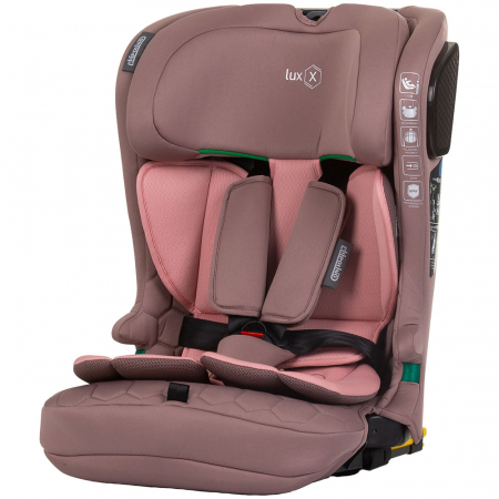 GYEREK AUTÓSÜLÉSEK - Chipolino Lux X I-Size autósülés 76-150 cm Isofix rendszerrel, flamingó színben