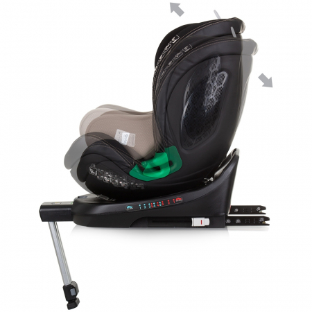 Chipolino Maximus I-Size 40-150 cm autósülés macadamia Isofix rendszerrel [4]