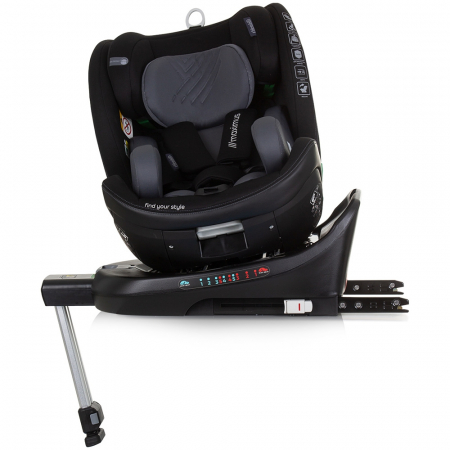 Chipolino Maximus I-Size 40-150 cm autósülés obszidián színben, Isofix rendszerrel [5]