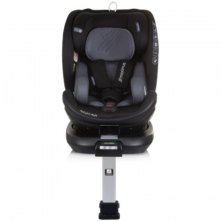 Chipolino Maximus I-Size 40-150 cm autósülés obszidián színben, Isofix rendszerrel [2]