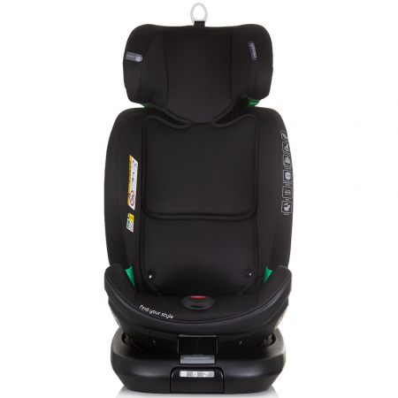 Chipolino Maximus I-Size 40-150 cm autósülés obszidián színben, Isofix rendszerrel [8]