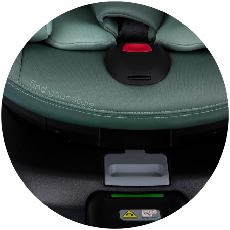 Chipolino Maximus I-Size 40-150 cm-es autósülés pasztell zöld színben, Isofix rendszerrel [14]