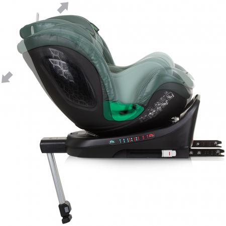 Chipolino Maximus I-Size 40-150 cm-es autósülés pasztell zöld színben, Isofix rendszerrel [7]