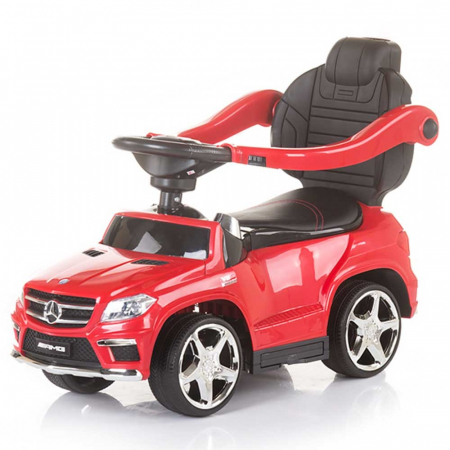Chipolino Mercedes Benz GL63 AMG piros tolható kisautó napellenzővel [3]