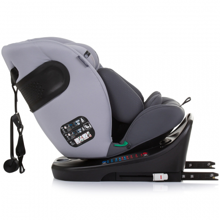 Chipolino Motion I-Size 40-150 cm-es autósülés gránit színben, Isofix rendszerrel [7]