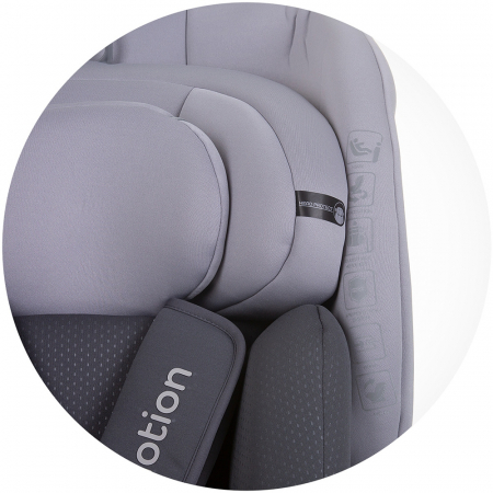 Chipolino Motion I-Size 40-150 cm-es autósülés gránit színben, Isofix rendszerrel [12]