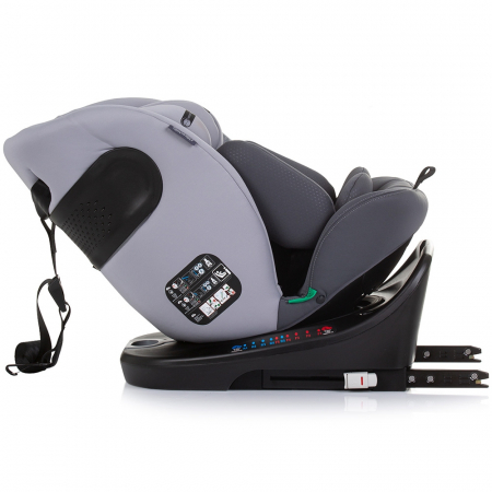 Chipolino Motion I-Size 40-150 cm-es autósülés gránit színben, Isofix rendszerrel [8]