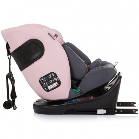 Chipolino Motion I-Size 40-150 cm-es flamingó autósülés Isofix rendszerrel [7]