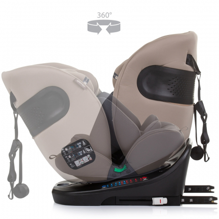 Chipolino Motion I-Size 40-150 cm macadamia autósülés Isofix rendszerrel [6]