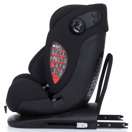 Chipolino My Size autósülés 0-36 kg I-Size 40-150 cm raven Isofix rendszerrel [3]