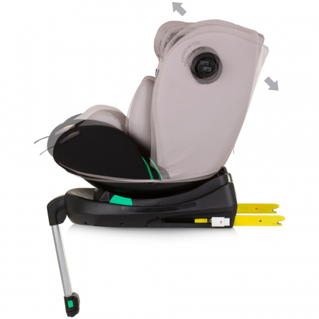 Chipolino Olympus I-Size 40-150 cm-es autósülés macadamia színben, Isofix rendszerrel [4]
