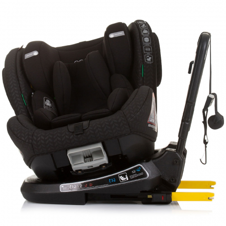 Chipolino Peak I-Size 40-150 cm-es autósülés obszidián színben, Isofix rendszerrel [4]