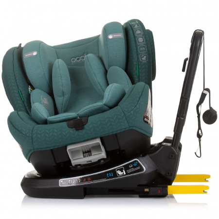 Chipolino Peak I-Size 40-150 cm-es autósülés pasztell zöld színben, Isofix rendszerrel [4]