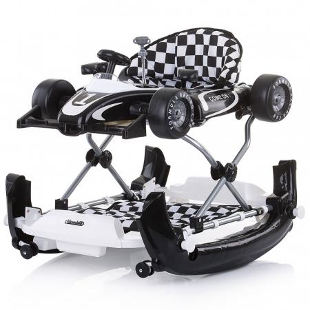 Chipolino Racer 4 az 1-ben bébikomp fekete-fehér [1]