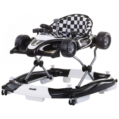 BABA JÁTÉKOK - Chipolino Racer 4 az 1-ben bébikomp fekete-fehér
