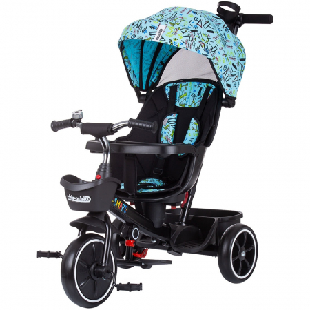 KÜLTÉRI JÁTÉKOK / TRICIKLIK - Chipolino Smart kék tricikli, megfordítható üléssel