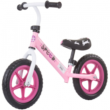 KÜLTÉRI JÁTÉKOK / LÁBBAL HAJTHATÓ BICIKLIK - Chipolino Speed rózsaszín pedál nélküli bicikli
