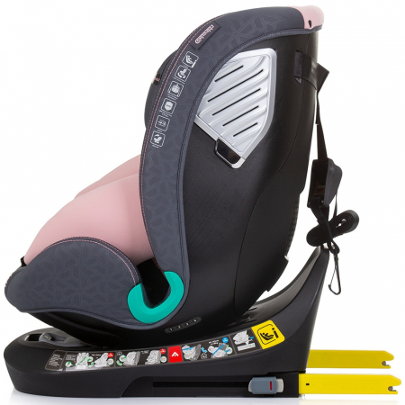 Chipolino Supreme I-Size 40-150 cm autósülés Isofix rendszerrel, flamingó színben [3]