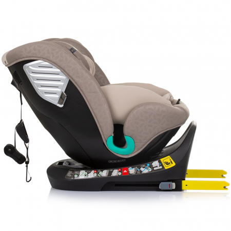 Chipolino Supreme I-Size autósülés 40-150 cm Isofix rendszerrel, macadamia színben [7]