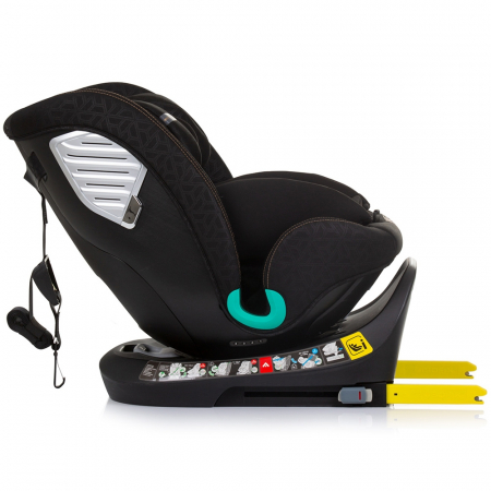 Chipolino Supreme I-Size autósülés 40-150 cm Isofix rendszerrel, obszidián színben [7]