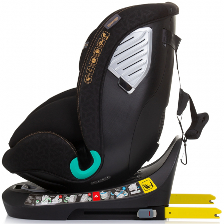 Chipolino Supreme I-Size autósülés 40-150 cm Isofix rendszerrel, obszidián színben [3]