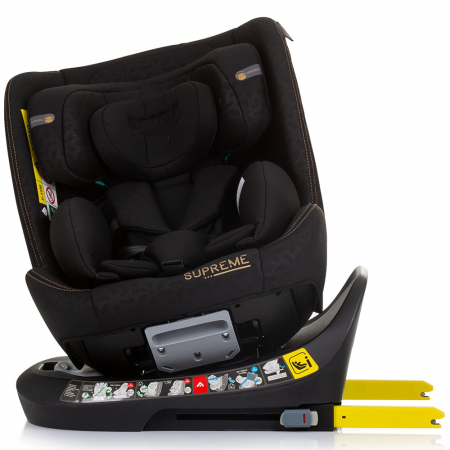 Chipolino Supreme I-Size autósülés 40-150 cm Isofix rendszerrel, obszidián színben [5]