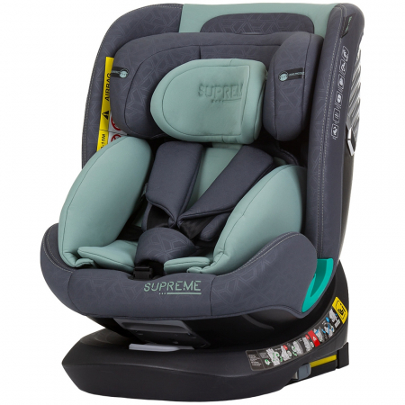 GYEREK AUTÓSÜLÉSEK - Chipolino Supreme I-Size autósülés 40-150 cm Isofix rendszerrel, pasztell zöld