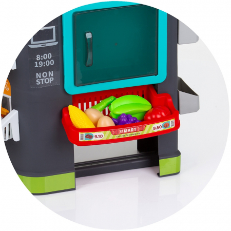 Chipolino Szupermarket játékszett 87 cm, fényekkel, hangokkal és 81 kiegészítővel [12]