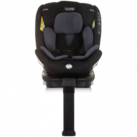 Chipolino Tourino I-Size 40-150 cm autósülés obszidián színben, Isofix rendszerrel [2]