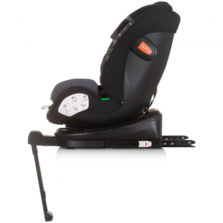 Chipolino Tourino I-Size 40-150 cm autósülés obszidián színben, Isofix rendszerrel [3]