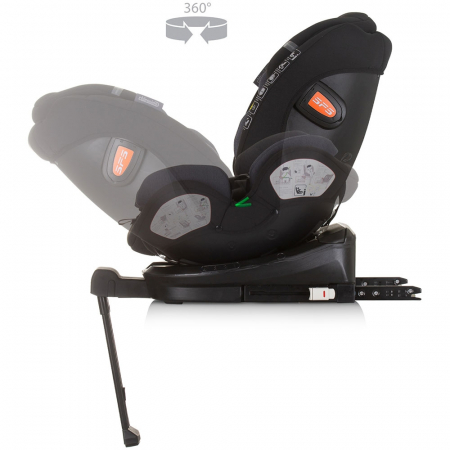 Chipolino Tourino I-Size 40-150 cm autósülés obszidián színben, Isofix rendszerrel [6]