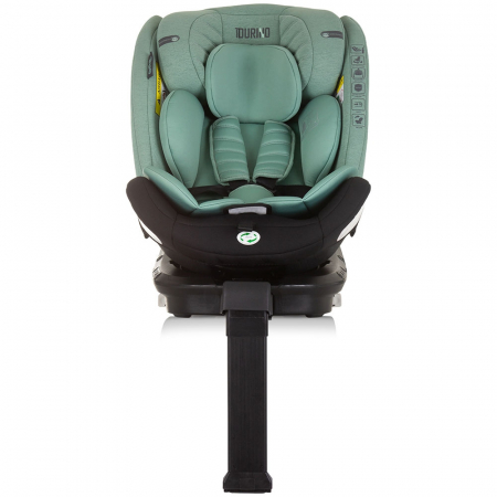 Chipolino Tourino I-Size 40-150 cm autósülés pasztellzöld színben, Isofix rendszerrel [2]