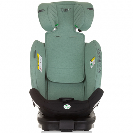 Chipolino Tourino I-Size 40-150 cm autósülés pasztellzöld színben, Isofix rendszerrel [8]
