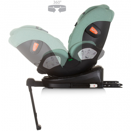 Chipolino Tourino I-Size 40-150 cm autósülés pasztellzöld színben, Isofix rendszerrel [6]