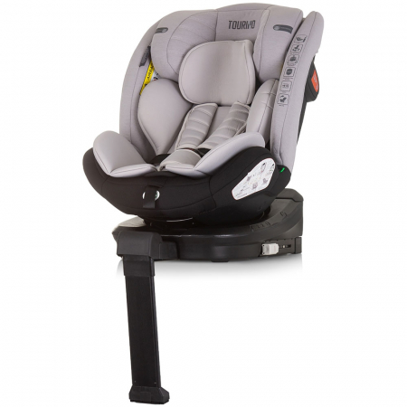 Chipolino Tourino I-Size 40-150 cm-es autósülés, hamuszürke, Isofix rendszerrel [1]