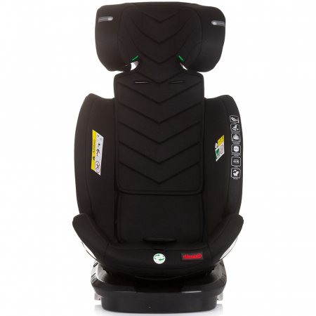 Chipolino Volare I-Size 40-150 cm autósülés obszidián színben, Isofix rendszerrel [2]